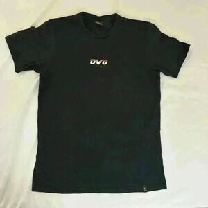 Women’s OVO Runners Drake T-Shirt October’s Very Own Back Gold  Red size Small